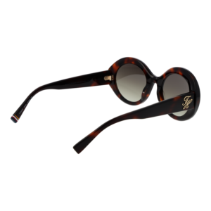 Rückansicht der Tommy Hilfiger Sonnenbrille TH 2403/S 5205LBC – Eco Azetat & Azetat Rahmen