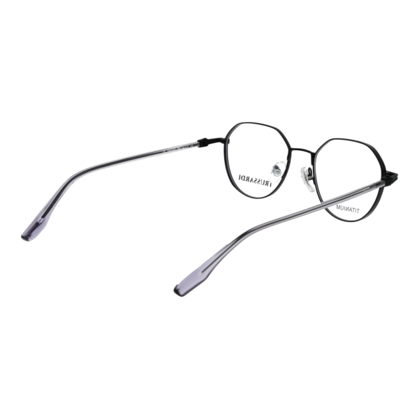 Frontansicht der Trussardi Brille TSM1045T 4809A – Rahmen Titan