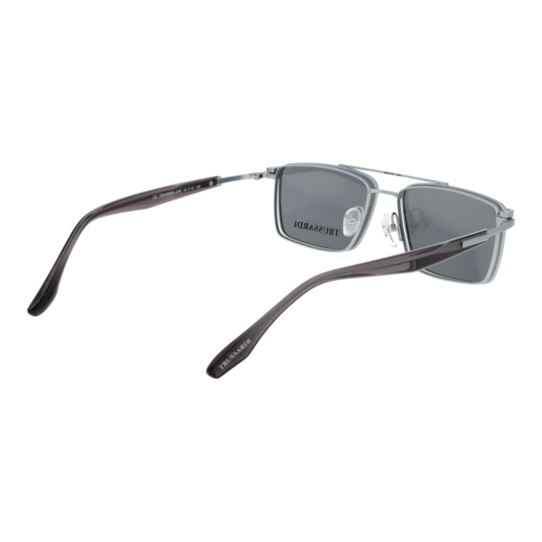 Frontansicht der Trussardi Brille TSM1047GT 5403A & TSM1047GT 5403AG – Rahmen Titan