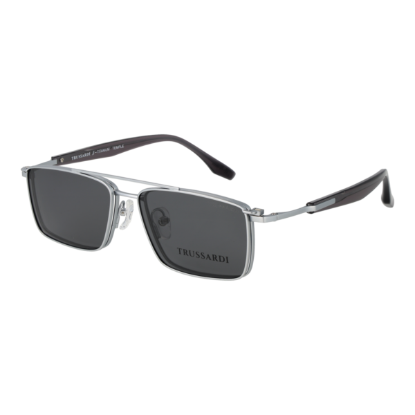 Trussardi )} Brille TSM1047GT 5403A & TSM1047GT 5403AG in Silber