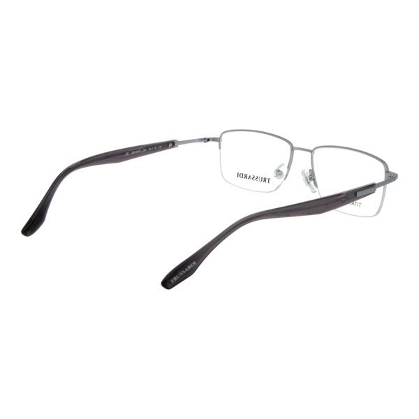 Frontansicht der Trussardi Brille TSM1050T 5503A – Rahmen Titan