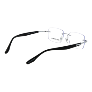 Frontansicht der Trussardi Brille TSM1051T 5403A – Rahmen Edelstahl