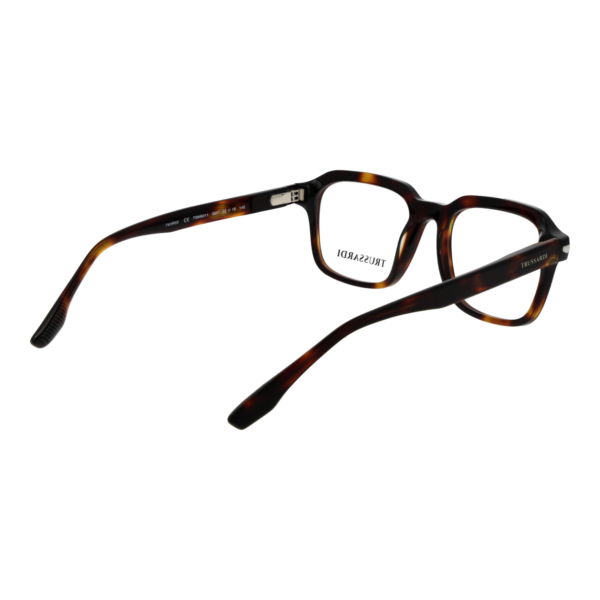Frontansicht der Trussardi Brille TSM6011 53G21 – Rahmen Azetat
