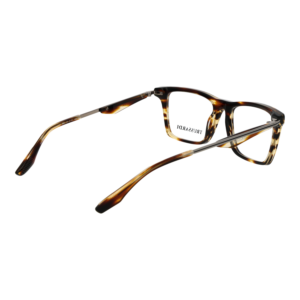 Frontansicht der Trussardi Brille TSM6013 52E01 – Rahmen Azetat