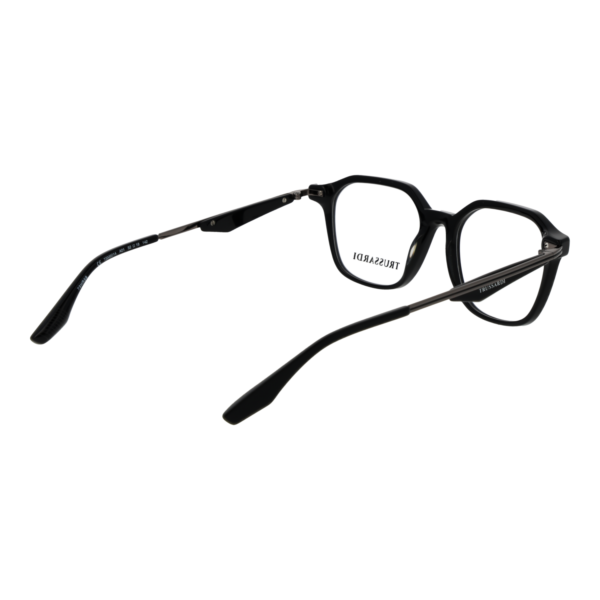 Frontansicht der Trussardi Brille TSM6014 53A01 – Rahmen Azetat