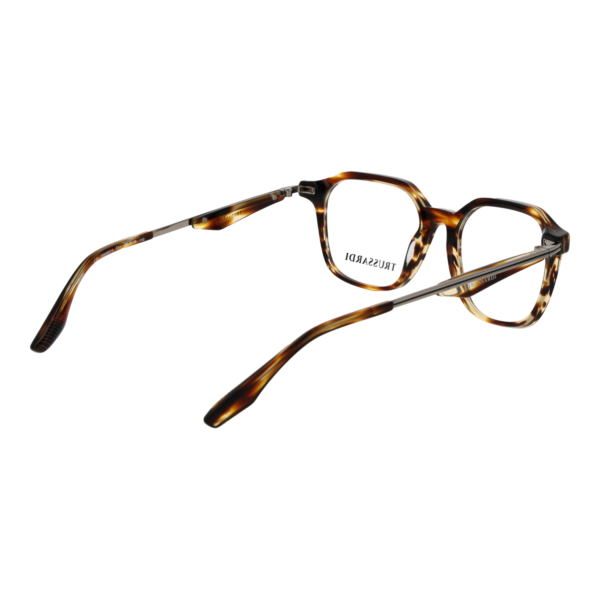 Frontansicht der Trussardi Brille TSM6014 53E01 – Rahmen Azetat