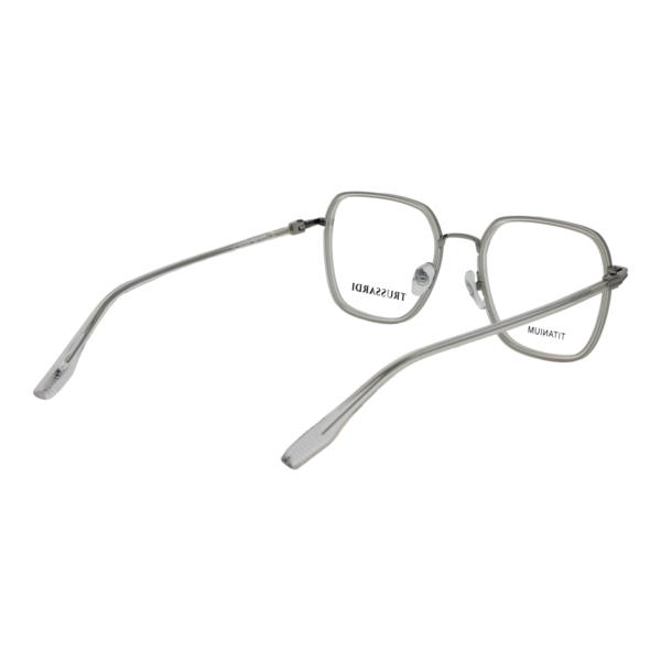 Frontansicht der Trussardi Brille TSU1020T 52T02 – Rahmen Titan