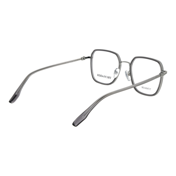Frontansicht der Trussardi Brille TSU1020T 52T03 – Rahmen Titan