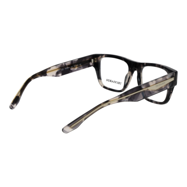 Frontansicht der Trussardi Brille TSU6043 52G21 – Rahmen Azetat