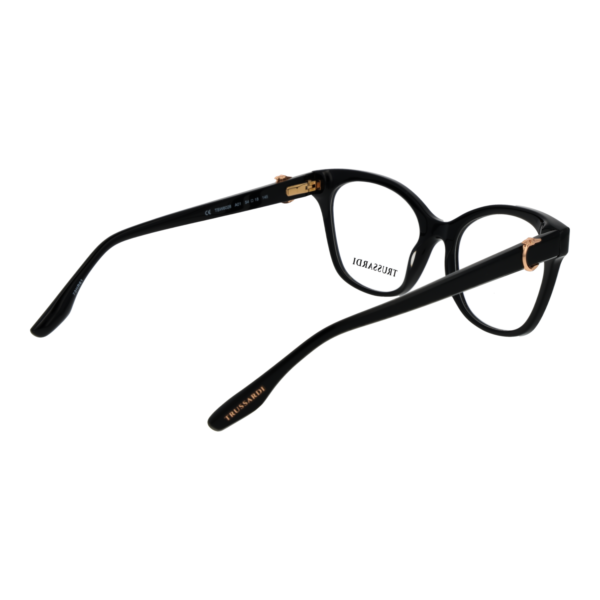 Frontansicht der Trussardi Brille TSW6028 55A01 – Rahmen Azetat