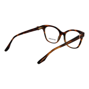 Frontansicht der Trussardi Brille TSW6028 55G21 – Rahmen Azetat