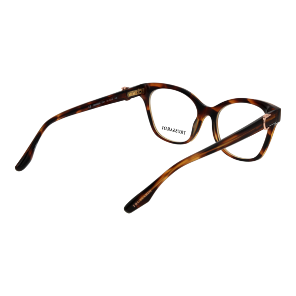 Frontansicht der Trussardi Brille TSW6028 55G21 – Rahmen Azetat
