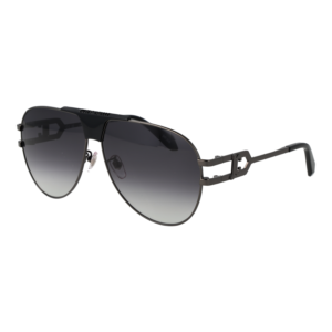 Just Cavalli Pilotenbrille Sonnenbrille SJC095 620568 in Gunmetal – 45° Seitenansicht