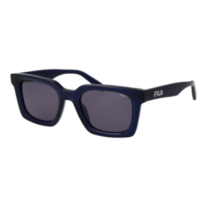 Fila Rechteck Sonnenbrille SFI897 510AGQ in Blau – 45° Seitenansicht