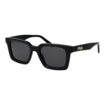 Fila Quadrat Sonnenbrille SFI897 51700K in Schwarz – 45° Seitenansicht