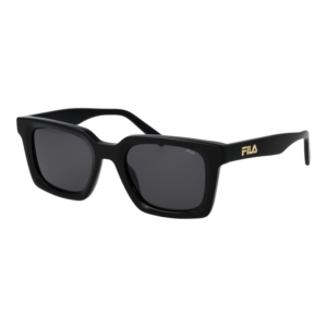 Fila Quadrat Sonnenbrille SFI897 51700K in Schwarz – 45° Seitenansicht