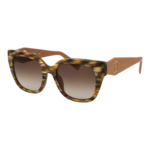 Furla Quadrat Sonnenbrille SFU812 536YHY in Havanna – 45° Seitenansicht