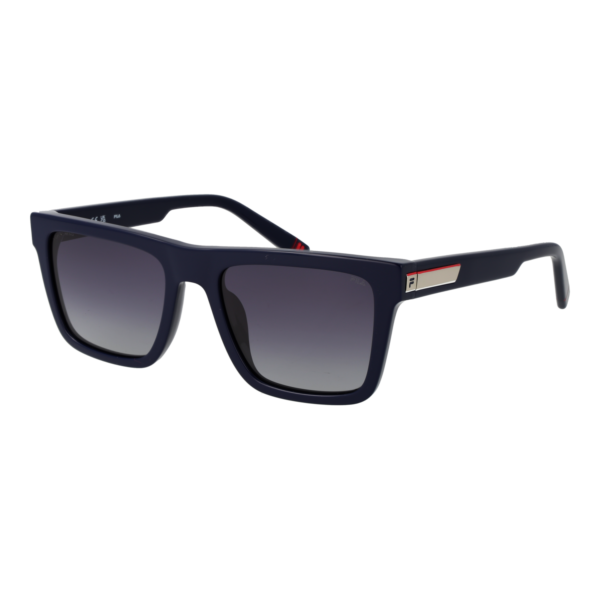 Fila Rechteck Sonnenbrille SFIA11V 53D82P in Blau – 45° Seitenansicht