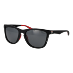 Fila Rechteck Sonnenbrille SFI895 550U28 in Schwarz – 45° Seitenansicht