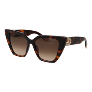 Furla Katzenaugen Sonnenbrille SFU879S 540752 in Havana – 45° Seitenansicht