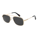 Polaroid Pilotenbrille Sonnenbrille PLD 6235/S/X 562F7M9 in Gold – 45° Seitenansicht