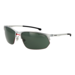 Carrera Ducati Rechteck Sonnenbrille CARDUC 064/S 6562LQT in Silber – 45° Seitenansicht