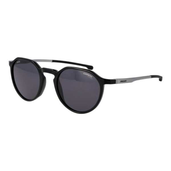 Carrera Ducati Rund Sonnenbrille CARDUC 063/S 50807IR in Schwarz – 45° Seitenansicht