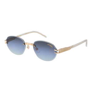 Carrera Oval Sonnenbrille CARRERA 1088/S 532F7GB in Gold – 45° Seitenansicht