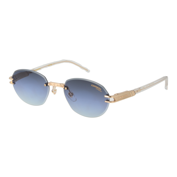 Carrera Oval Sonnenbrille CARRERA 1088/S 532F7GB in Gold – 45° Seitenansicht