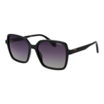 Polaroid Quadrat Sonnenbrille PLD 4217/S 56807WJ in Schwarz – 45° Seitenansicht