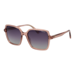 Polaroid Quadrat Sonnenbrille PLD 4217/S 56FWMWJ in Rosa – 45° Seitenansicht