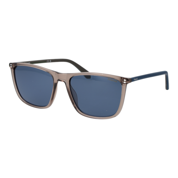 Polaroid Rechteck Sonnenbrille PLD 4210/S/X 5910AC3 in Beige – 45° Seitenansicht