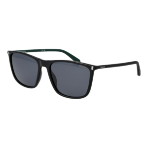 Polaroid Rechteck Sonnenbrille PLD 4210/S/X 59807M9 in Schwarz – 45° Seitenansicht