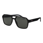 Tommy Hilfiger Rechteck Sonnenbrille TH 2376/S 57807M9 in Schwarz – 45° Seitenansicht