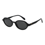 Polaroid Oval Sonnenbrille PLD 4220/S 51807M9 in Schwarz – 45° Seitenansicht
