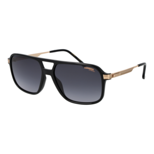 Carrera Rechteck Sonnenbrille CARRERA 390/S 598079O in Schwarz – 45° Seitenansicht