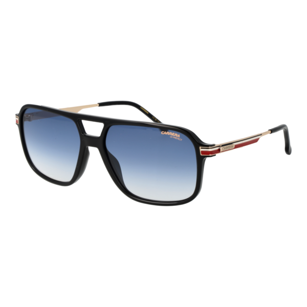 Carrera Pilotenbrille Sonnenbrille CARRERA 390/S 59OIT08 in Schwarz – 45° Seitenansicht