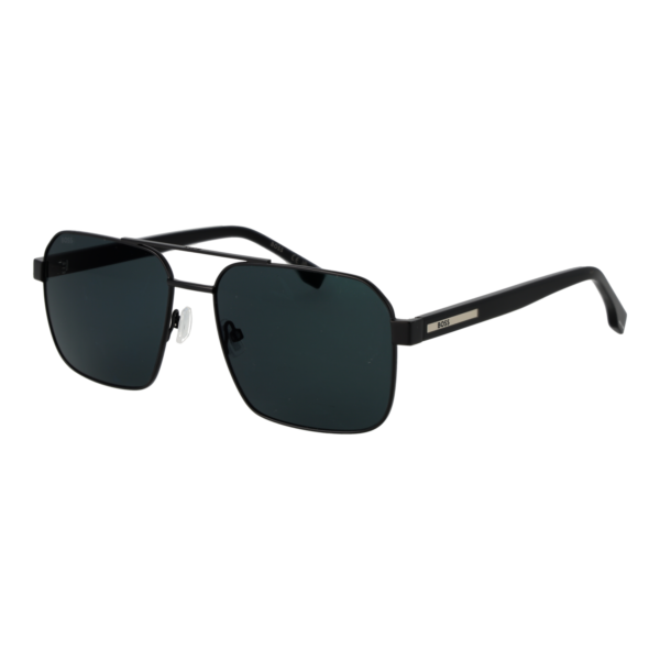 Boss Quadrat Sonnenbrille BOSS 1985/S 59003I8 in Schwarz – 45° Seitenansicht