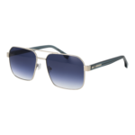 Boss Quadrat Sonnenbrille BOSS 1985/S 5901008 in Silber – 45° Seitenansicht