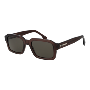 Boss Rechteck Sonnenbrille BOSS 1984/S 5409QIR in Braun – 45° Seitenansicht
