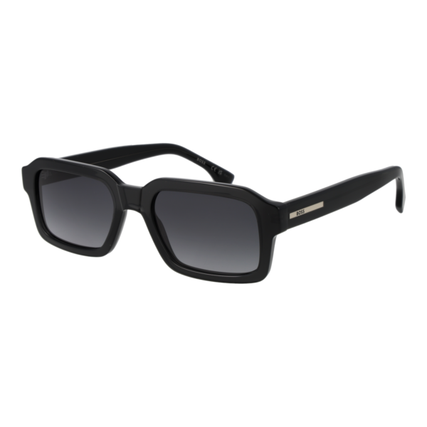 Boss Rechteck Sonnenbrille BOSS 1984/S 54KB79O in Grau – 45° Seitenansicht