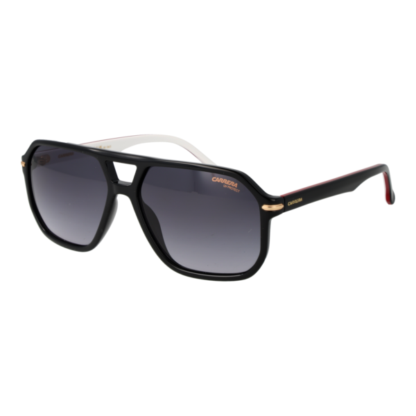 Carrera Pilotenbrille Sonnenbrille CARRERA 302/S 59M4P9O in Schwarz – 45° Seitenansicht