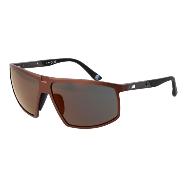 BMW Sport Sonnenbrille BW0046-P 6438Q in Bronze – 45° Seitenansicht