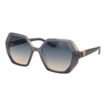 Guess Geometric Sonnenbrille GU7879 5420W in Grau – 45° Seitenansicht