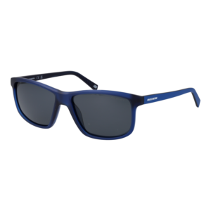 Skechers Rechteck Sonnenbrille SE6291 5790D in Blau – 45° Seitenansicht