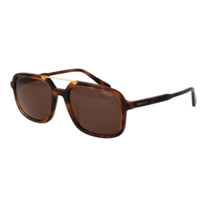 Gant Pilotenbrille Sonnenbrille GA00016 5452E in Havanna – 45° Seitenansicht