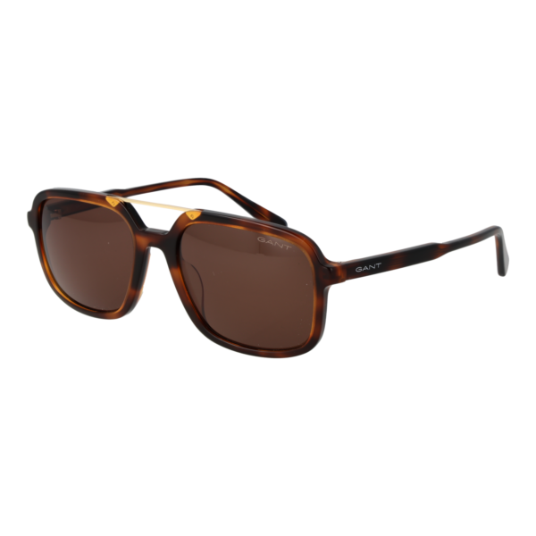 Gant Pilotenbrille Sonnenbrille GA00016 5452E in Havanna – 45° Seitenansicht