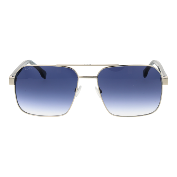 Boss Sonnenbrille BOSS 1985/S 5901008 – Frontansicht mit Eco Azetat & Metall Rahmen und Blau Gläsern
