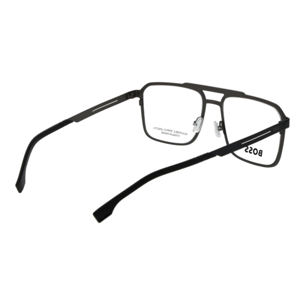 Frontansicht der Boss Brille BOSS 2002 56TI718 – Rahmen Titan