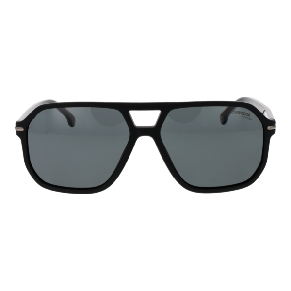 Carrera Sonnenbrille CARRERA 302/S 59003M9 – Frontansicht mit Azetat Rahmen und Grau Gläsern